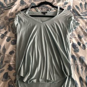 Express baby blue shirt